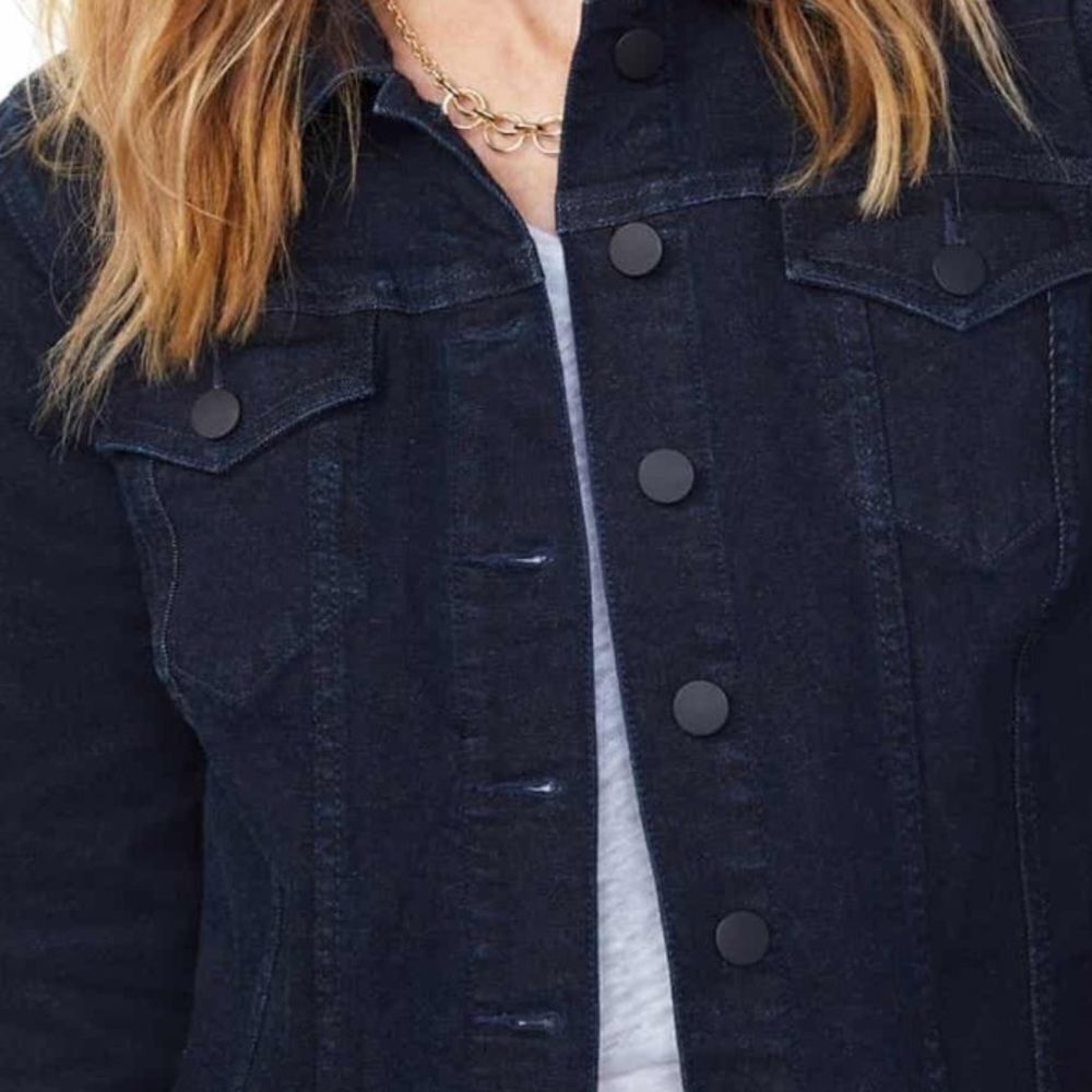 Collared denim jacket - Picture 2 of 6